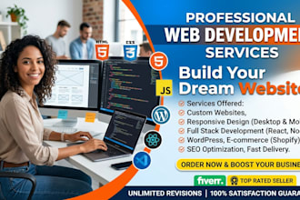 build custom web applications and responsive websites