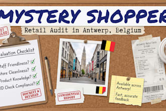 do mystery shopping in belgium