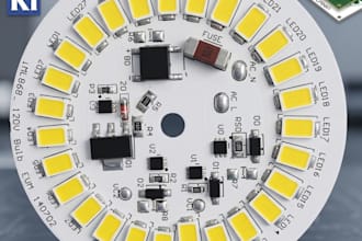 design high power led pcb, aluminum mcpcb, led driver, pcb layout, gerber files