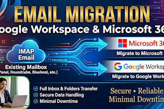 migrate your business email to google workspace, microsoft 365