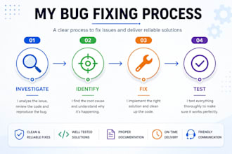 fix bugs and errors in your web application
