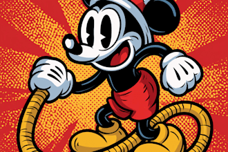 high quality rubber hose character illustration