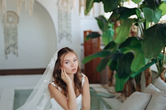 edit and retouch wedding photos