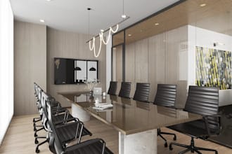 redesign office interior 3d rendering, lobby, reception,3d coworking space video