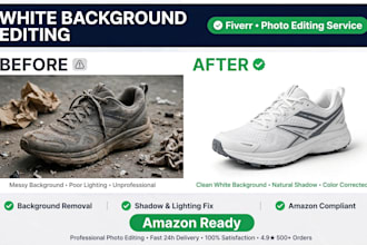 do background removal and white for ecommerce products