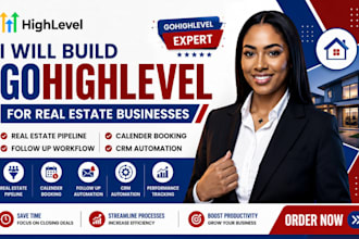 gohighlevel real estate pipeline follow up workflow calendar crm automation