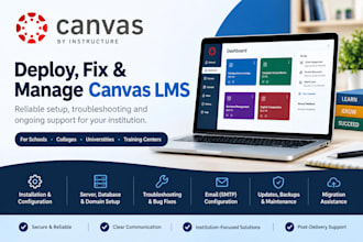 deploy, fix, and manage canvas lms for your school