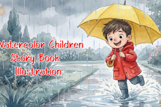 illustrate children storybook illustration kid storybook cover picture book