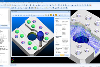 program cnc toolpath and g code for 2 axis to 5 axis in fusion 360