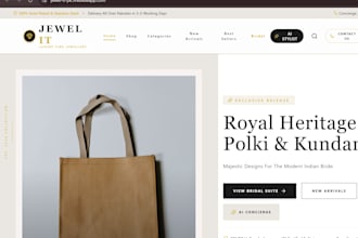 create a professional ai powered e commerce website