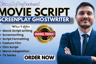write movie script, screenplay, screenwriting, movie script writing, film script