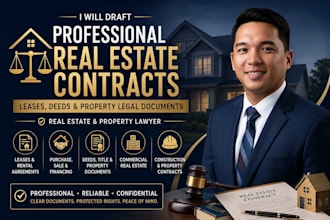 draft, review commercial real estate contracts lease agreement disputes case law