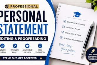 edit your personal statement, statement of purpose, and college application