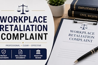 draft a workplace retaliation complaint for your employment dispute