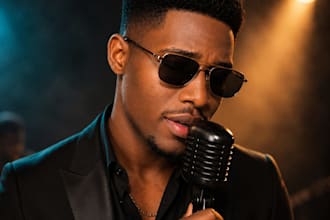 professional male singer vocalist soul, rnb singer songwriter edm music producer