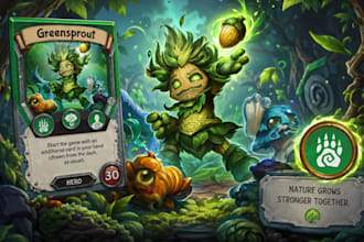 card game art trading card game
