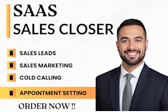 saas sales lead uae sales closer appointment setting it cold calling b2b sales