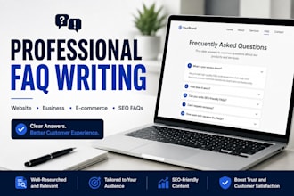 write engaging faqs and faq pages for your website