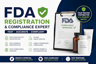 handle fda compliance, fda registration, US agent service, fsvp agent and label