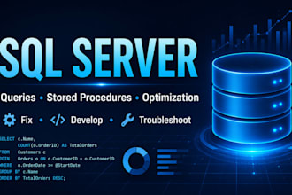 write optimize and fix sql queries and databases