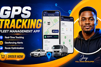 develop gps tracking app, vehicle tracking and fleet management app
