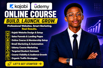 do kajabi course website udemy course promotion kajabi landing page