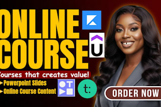 do online course video editing, educational course, training video, ppt slides