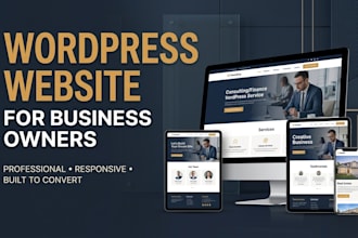 build professional wordpress website for business owners