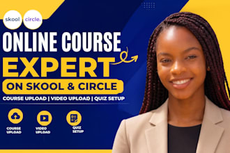 setup course upload on migthy network cirlce so skool community do course upload
