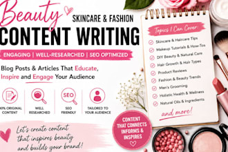do fashion article and blog post