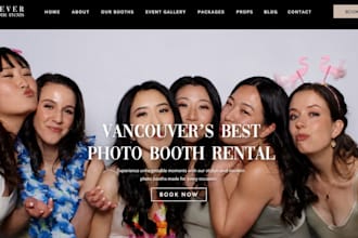 design wix photo booth website 360 photo booth rental booking