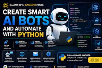 create smart ai bots and automate with python