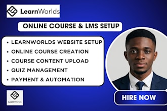 setup learnworlds course, learnworld course curriculum, design, upload, lms