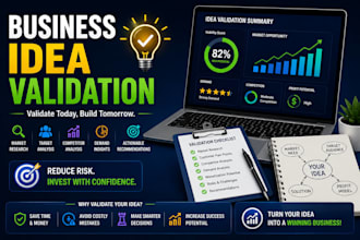 validate your business idea with market and research