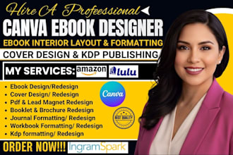 canva ebook design redesign kdp journal design workbook design ebook formatting