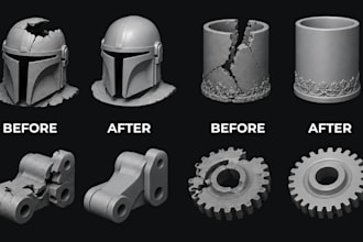 repair, fix your stl file, edit custom stl file modification for 3d printing