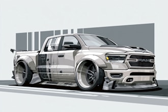 draw realistic colored illustration of any car or vehicle