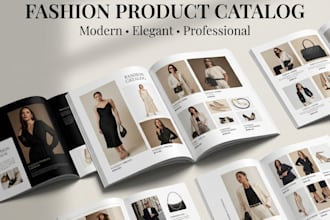 product catalog brochure lookbook for jewelry fashion ecommerce