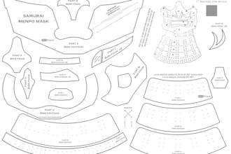 do custom 3d cosplay model, sewing pattern making, eva foam cosplay and grading