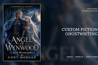 ghostwrite a custom fiction novel, novella, or short story