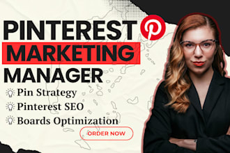 be your pinterest marketing manager and social media content creator
