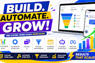 gohighlevel setup automation chatbot pipeline funnel calendar closebot meta ads