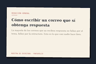 escritura creativa y redacción