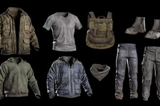 design 3d fashion for nft games metaverse virtual clothing and avatar outfits