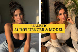 create realistic ai influencer avater or ai model for  lifestyle brand content