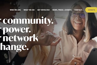 redesign wix nonprofit charity ngo website crownfunding church gofundme with SEO