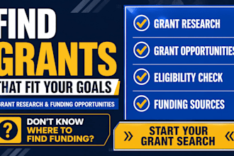 do grant research, find grants, grant opportunities and nonprofit grant funding