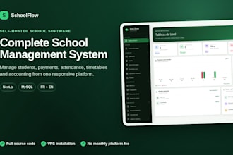 install a complete school management system