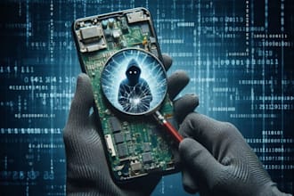 perform deep mobile security audit, spyware detection, and phone log analysis
