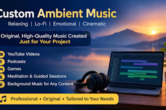 create peaceful ambient music for meditation, relaxation and sleep